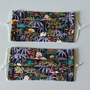 Tropical face masks (set of 2) 🌴🌺🍍